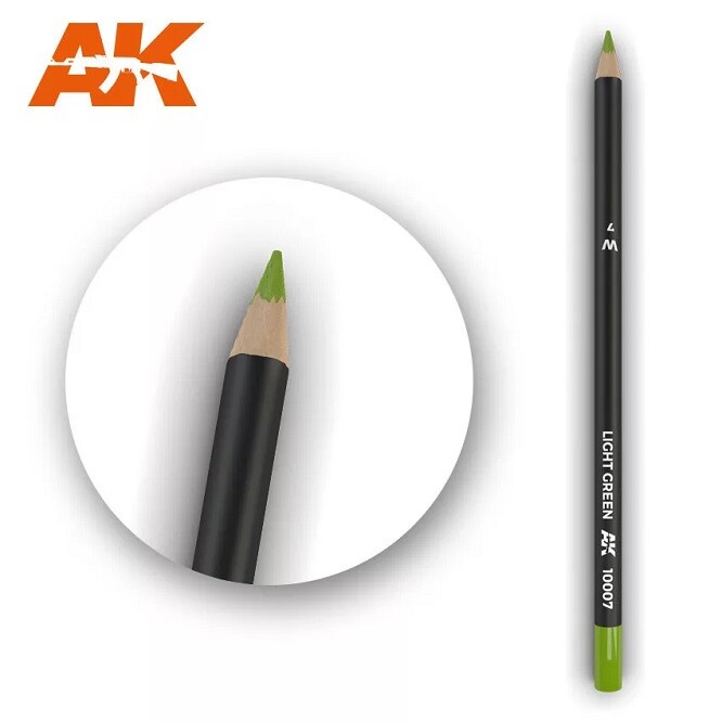 Ak Interactive AK10007 - Watercolor Pencil Light Green