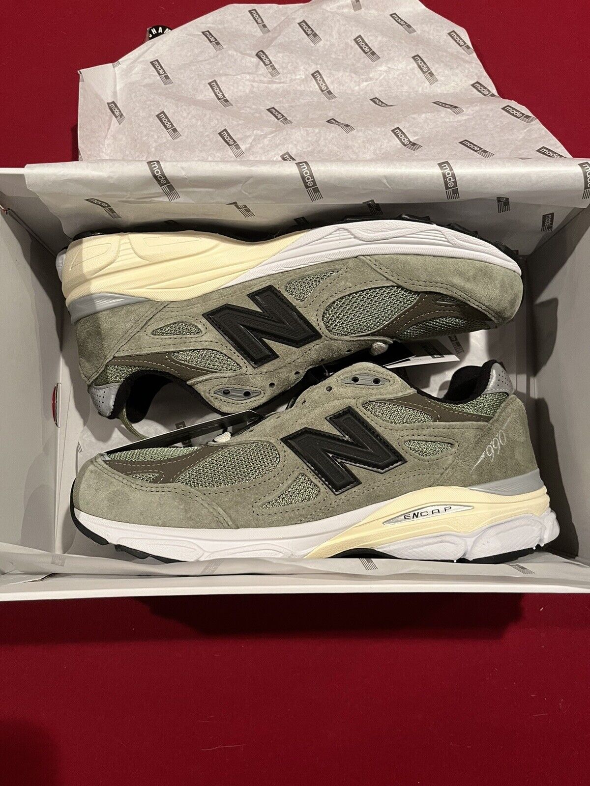 New Balance JJJJound Olive 990v3 M990JD3 M 7 W 8.5 Same Day 