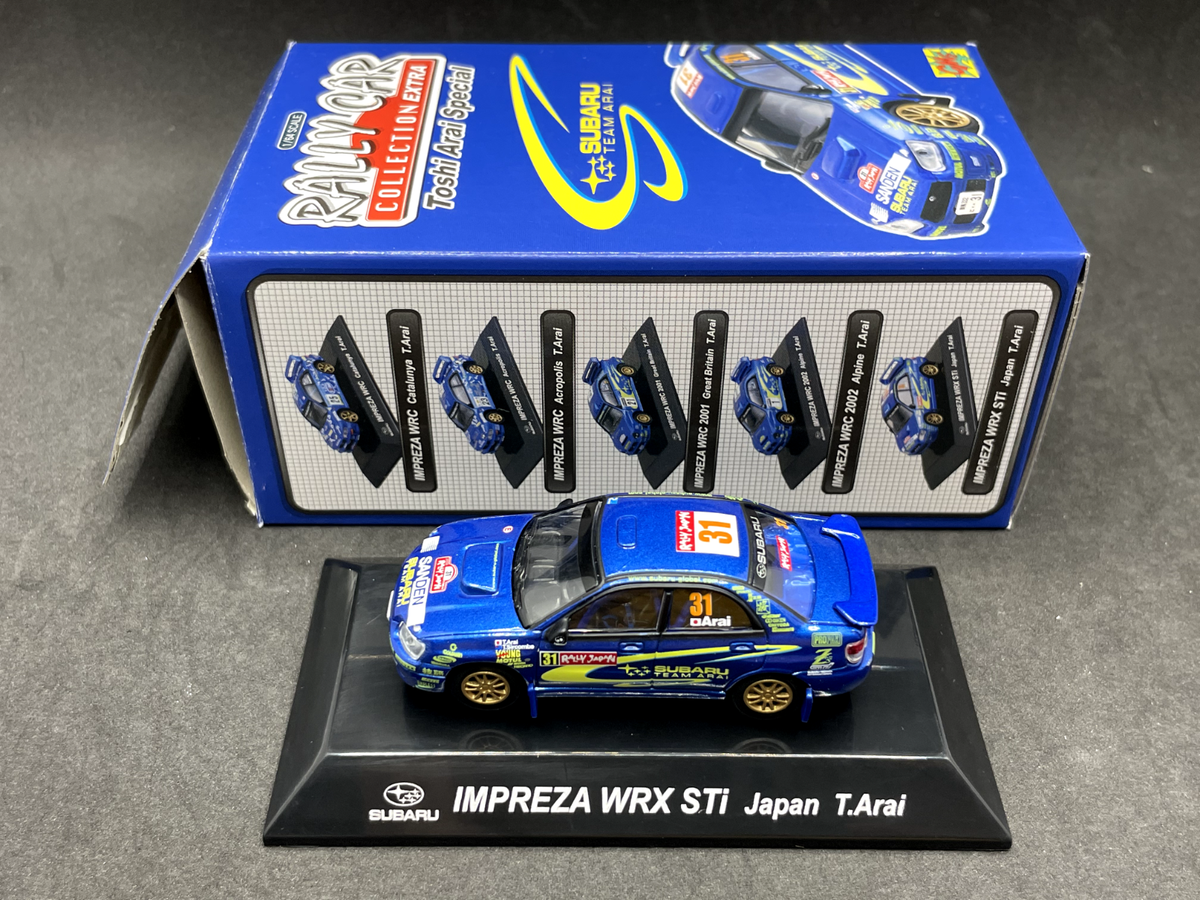 CM's 1/64 IMPREZA WRX STi Japan T.Arai #31 diecast model car CM82