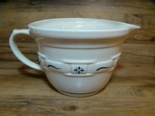 LONGABERGER - CLASSIC BLUE WOVEN TRADITIONS - 2 QT MIXING PITCHER BATTER BOWL