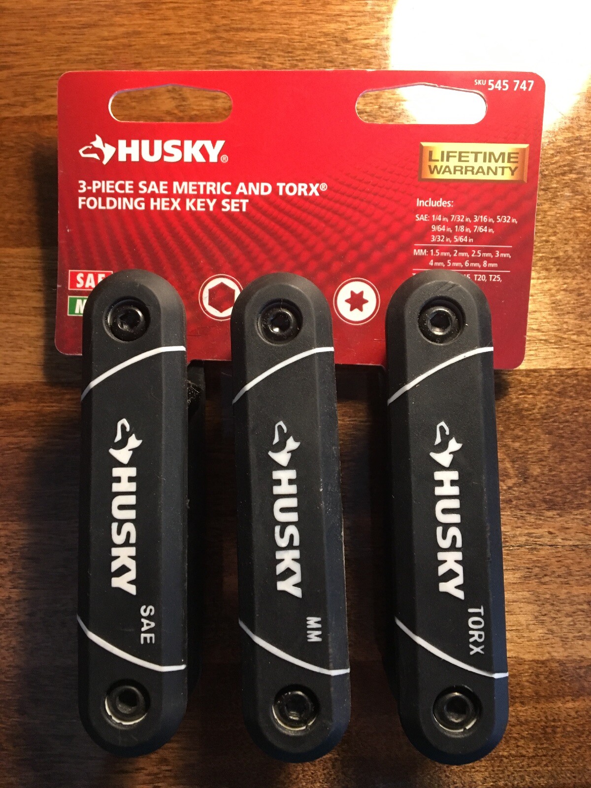 husky 3 piece sae metric and torx folding hex key set new for sale online husky 3 piece sae metric and torx folding hex key set new