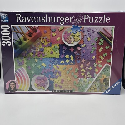 Ravensburger 3000pc Jigsaw Puzzle Karen Puzzles Colorful New and Sealed - 174713