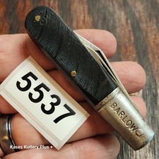 Camco Barlow Knife Made In USA By Camillus 3.5" Closed Sawcut Delrin CS