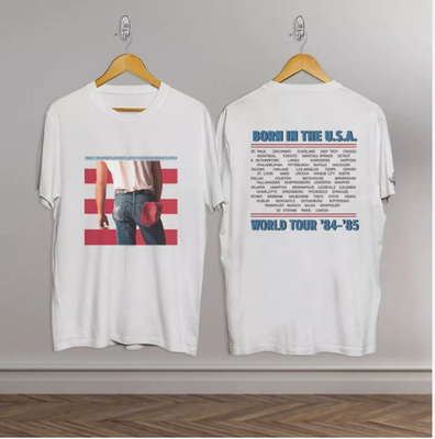 80s Bruce Springsteen ツアー Tシャツ 1984年製 Bruce Springsteen 1984 T-Shirt – TORSA