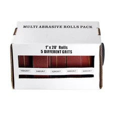 Utoolmart 5 Grits Emery Cloth Roll, 150 240 320 400 600 Abrasive Sand... 