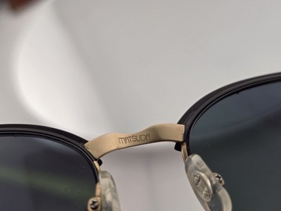 Matsuda 2830H Eyeglasses Matte Black + Gold 52[]19-145mm FRAMES