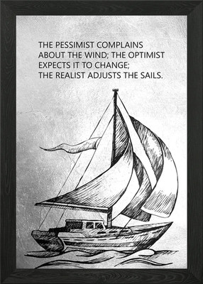 Ward Adjust the Sails Gerahmtes Wandbild Poster Leinwanddruck Bild