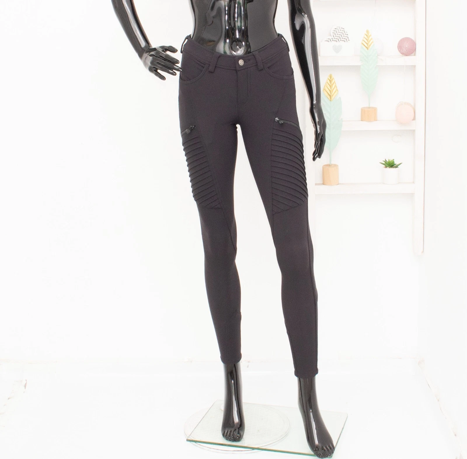 Revolution Race RVRC Pusher Jeans Black Pants Softshell Trousers Ladies XS/34