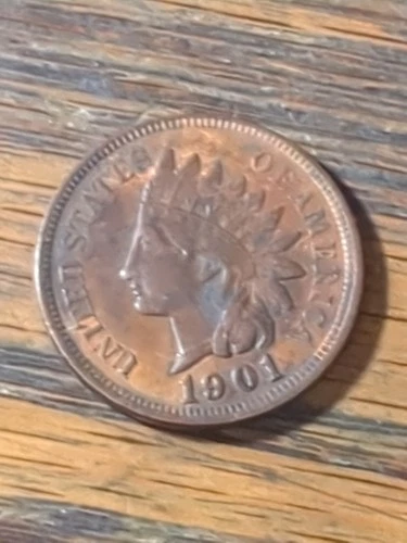 1901 Indian Penny Au