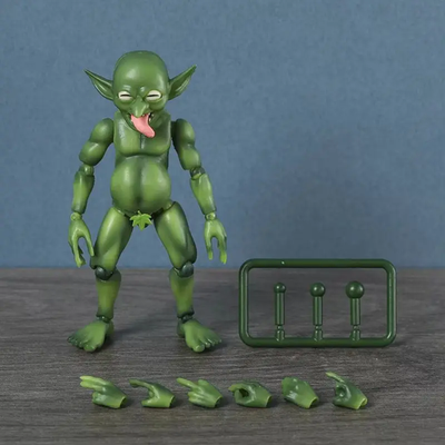 Goblin Movable Joint Figure 10cm Fantasy Action Model Collection