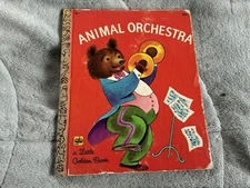 Animal Orchestra by Ilo Orleans 1972 Little Golden Book