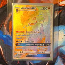 The Pokémon Company Lycanroc GX Guardians Rising 156/145 SR Full Art Holo EN