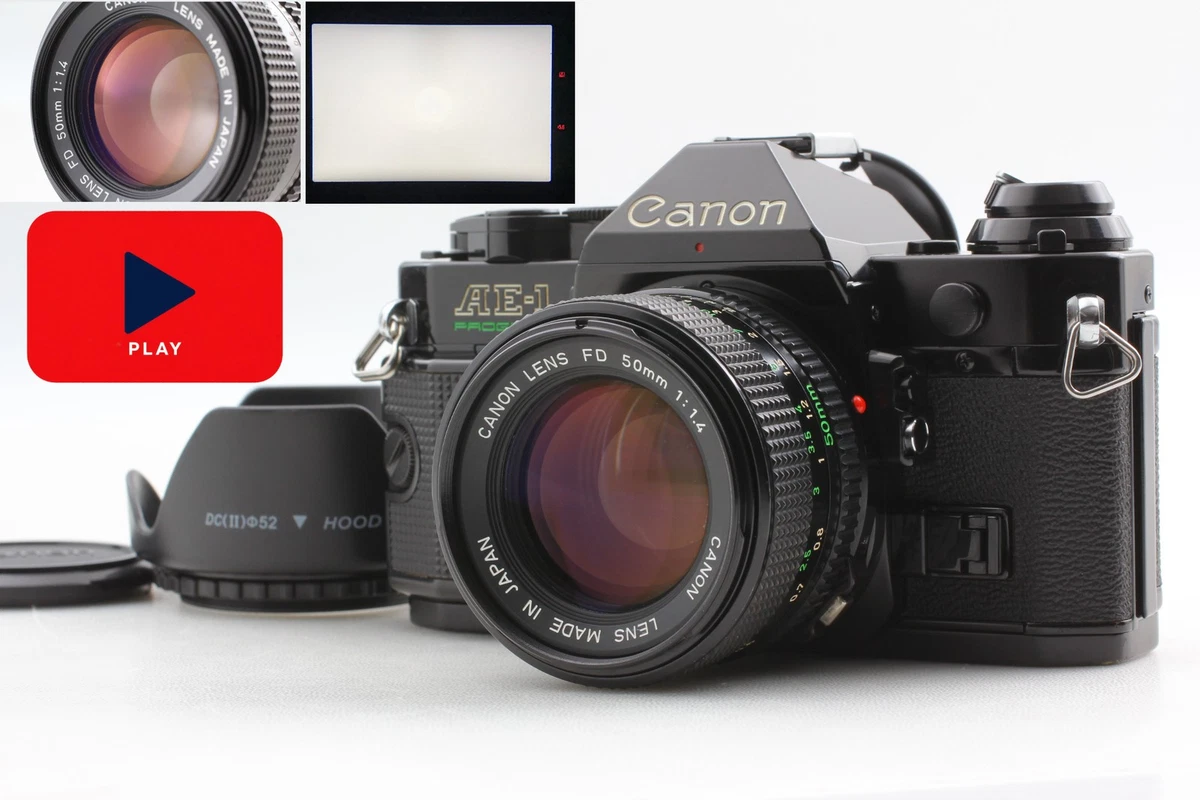 Canon　AE-1 一眼レフ カメラ　FD 50mm 1:1.4 Canon Ae 1 50mm for sale - eBay