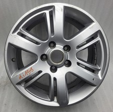 1x Alufelge 17 Zoll 8.0" 5x120 49ET Glanz Silber 2H0601025R VW Amarok Rim Wheel