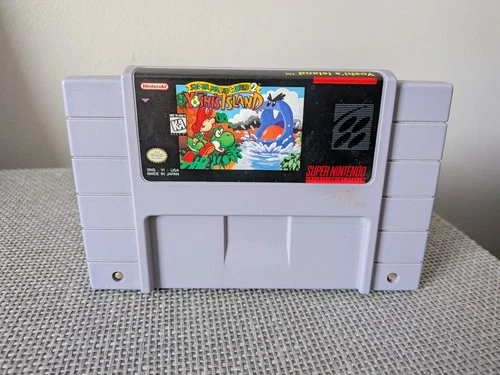 Super Nintendo Super Mario World 2: Yoshi's Island - SNES - Works TESTED