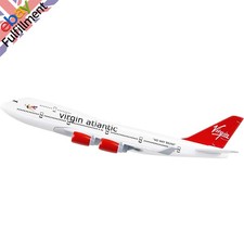 Airplane Model Diecast Planes 16cm Virgin Atlantic B747 Model 1:400 Alloy Plane