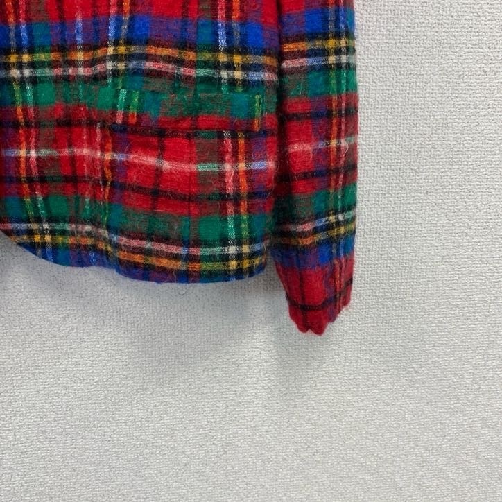 Pendleton Wool Collarless Jacket Unisex Tartan Ch… - image 4