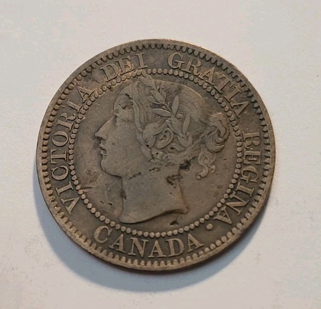 1859  Canada  One Cent Queen Victoria Large Cent