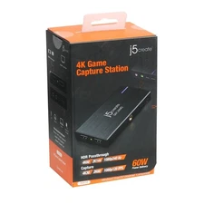 J5create 4K Game Video Capture Card Station (Model:JVA14) - New in Box!!