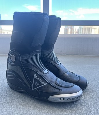 Dainese Axial D1 Air US 9 EU 42 Motorcycle Boots Grey / Black - NO INSOLE