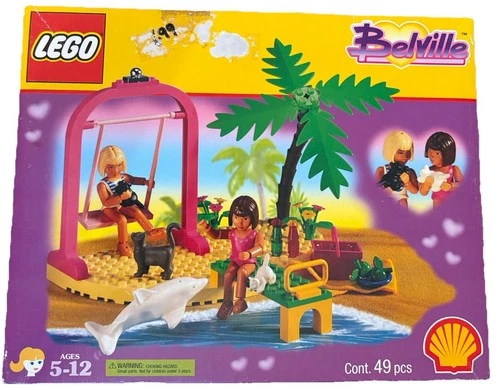 NIB VTG LEGO: Belville Swing Set (2555) SEALED SHELL PROMO