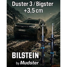 Bilstein by Mudster +3.5 cm shock absorbers (Duster 3/Bigster 4x4)
