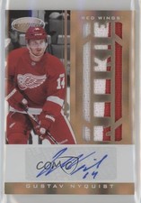 2011-12 Panini Rookie Anthology Mirror Gold 24/25 Gustav Nyquist #262 Auto 19d6