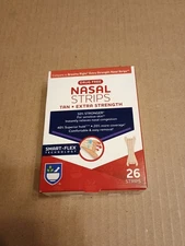 Rite Aid Drug Free Nasal Strips Tan.  Extra Strength Sealed. 26 Strips. Sealed 