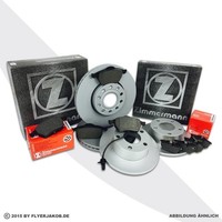 Zimmermann Bremsen Bremsscheiben BelÄGe Vorne Hinten FüR VW Polo 9N 1.8 GTI