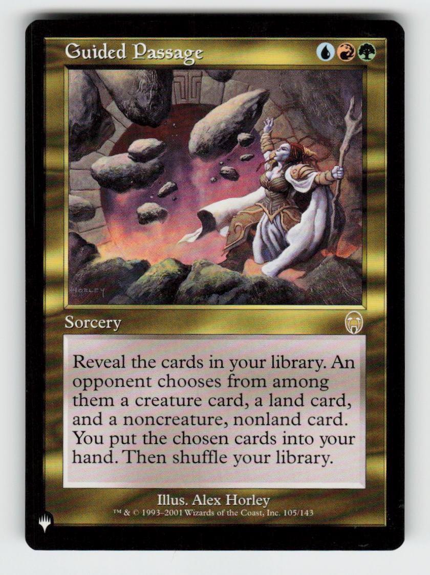 Guided Passage 105 Rare Apocalypse Magic: The Gathering Near Mint