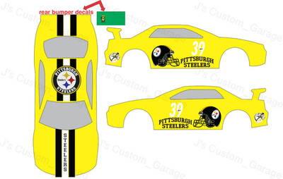 Universal football team V13 1/64 water slide decal Compatible for hot wheels