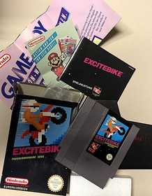 Excitebike f&uuml;r Nintendo NES EU Version PAL komplett Sammler RAR