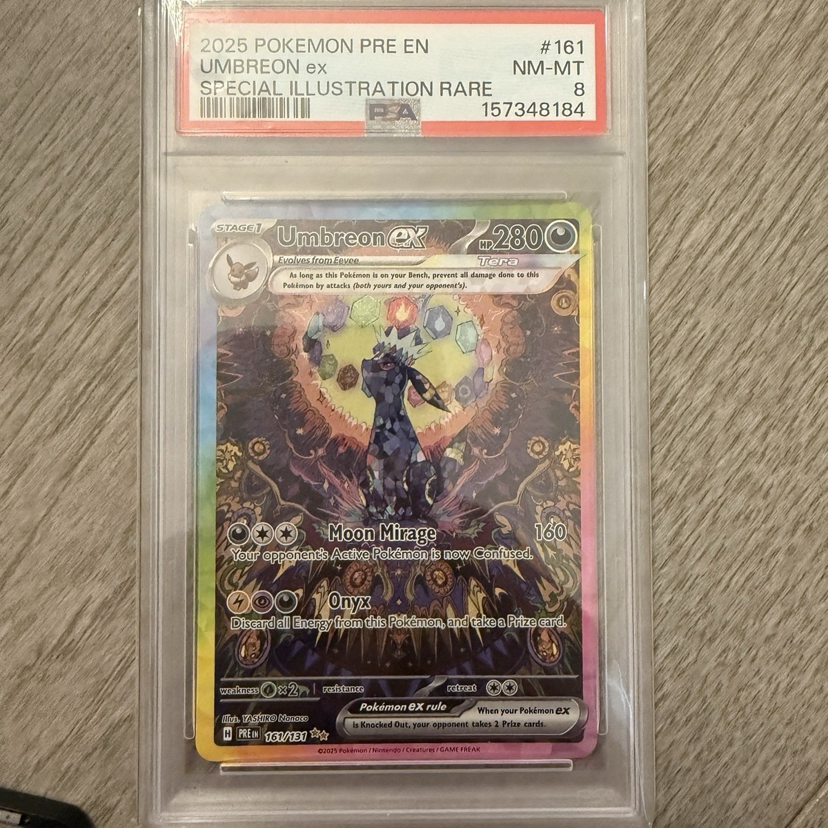 Umbreon ex 161/131 Sv: Prismatic Evolutions Holo for sale online