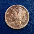 1917 Mercury Dime, XF Condition, Strong Bands, Early Silver Merc Ten Cents E32