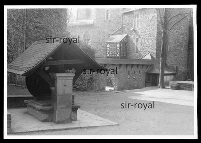 Solingen 1950s - Castle Castle - Fountain with Courtyard - Photo 10x7cm