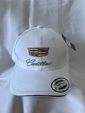 Cadillac Racing Men's Casual Outdoor Baseball Cap Adjustable White