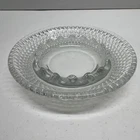 Vintage Anchor Hocking Hobnail and Diamond Point Clear Glass 5" Ashtray