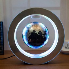 Schwebender Globus Levitationsweltkarte Leuchtglobus Nachttischlampe
