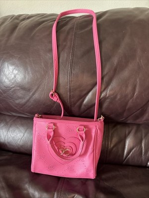 Juicy Couture ''Only You N Me'' heart crossbody bag in pink