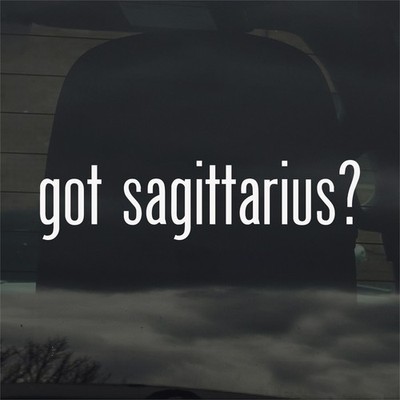 Got Sagittarius? Indoor Outdoor Vinyl Sticker Decal Astrology Zodiac Horoscope