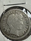 1894 Barber Dime, Better Date, Better Grade, Free shipping