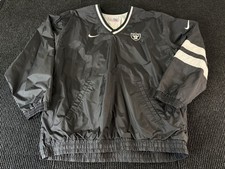 Nike Pro Line Los Angeles Raiders Pullover Windbreaker Men's XL NFL Football