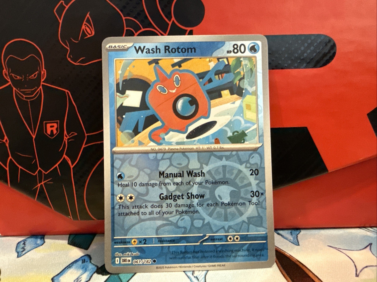 Wash Rotom 061/182 Sv10: Destined Rivals Reverse Holo