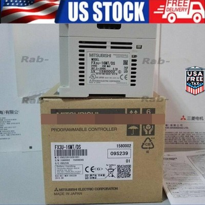1PC Mitsubishi FX3U-16MT/DS FX3U16MTDS PLC Module New Expedited Shipping