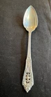 WALLACE Sterling Silver  Rose Point FRUIT SPOON  6"  29.75 Grams
