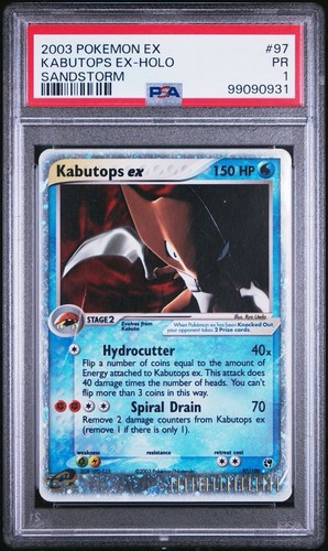 Kabutops ex graded PSA 1 for sale on eBay