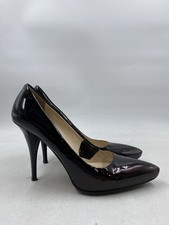 Prada Dark Burgundy Patent Leather Pumps W 9.5