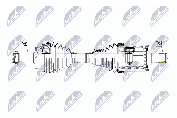 NTY Antriebswelle NPW-BM-039 FüR BMW-image