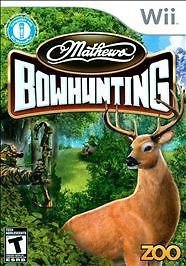 MATHEWS BOWHUNTING- BOW HUNTING~2010 ZOO VG/C NINTENDO Wii GAME~RATED T~USA GAME