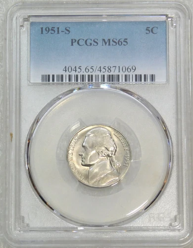 1951-S Jefferson Nickel — photo from another recent sale